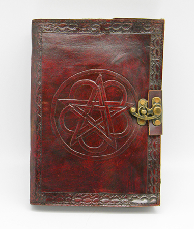 Pentagram Leather Embossed Journal